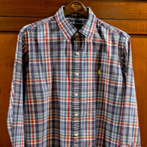 Polo Ralph Lauren Other - POLO RAPLH LAUREN LONG-SLEEVED PLAID SHIRT, XL